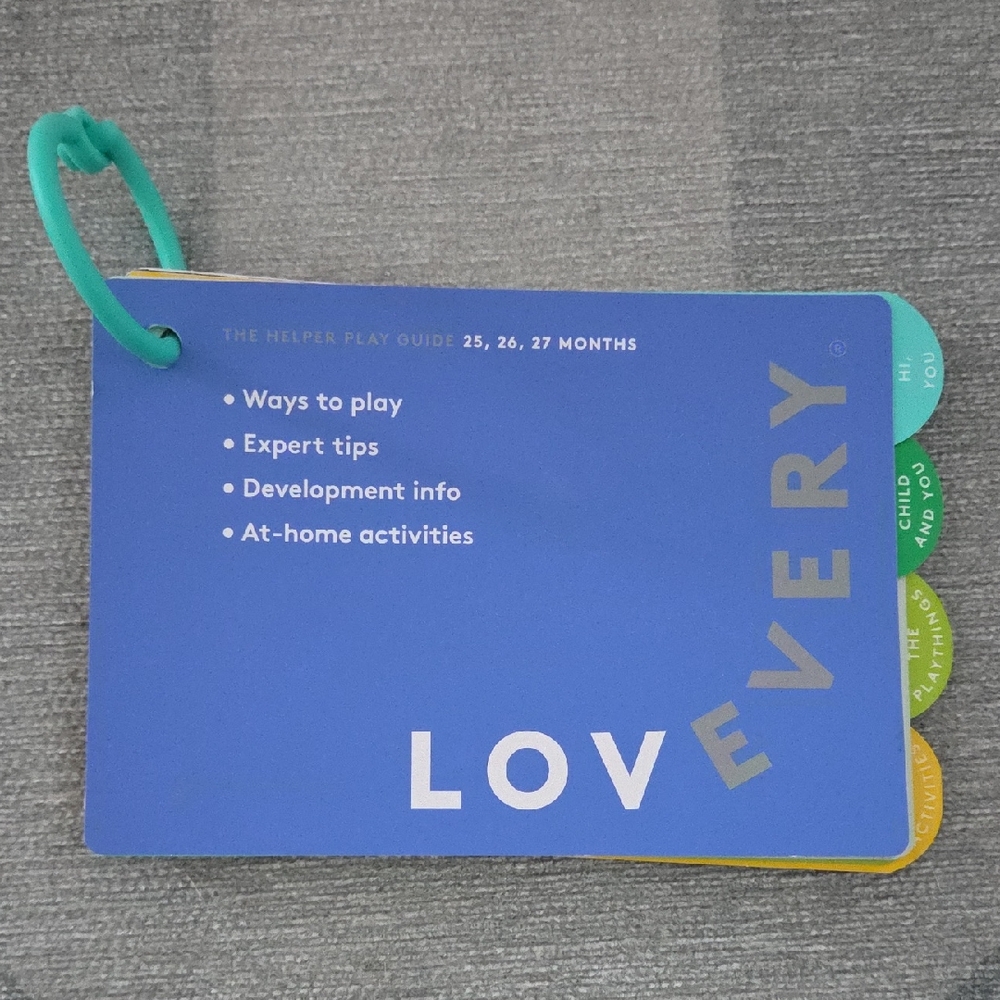 Lovevery The Helper Play Guide Months 25, 26, 27